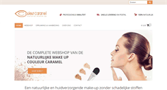 Desktop Screenshot of couleurcaramelmakeup.nl