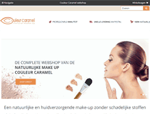 Tablet Screenshot of couleurcaramelmakeup.nl